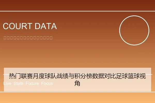 热门联赛月度球队战绩与积分榜数据对比足球篮球视角